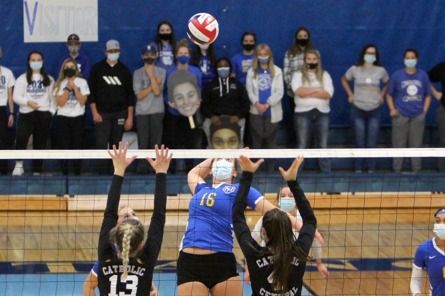 McDonell volleyball vs Catholic Central at Division 4 state championship 11-7-20